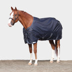 Dominick Silky Soft Outdoor Deken 100 g Navy + gratis halsdeel