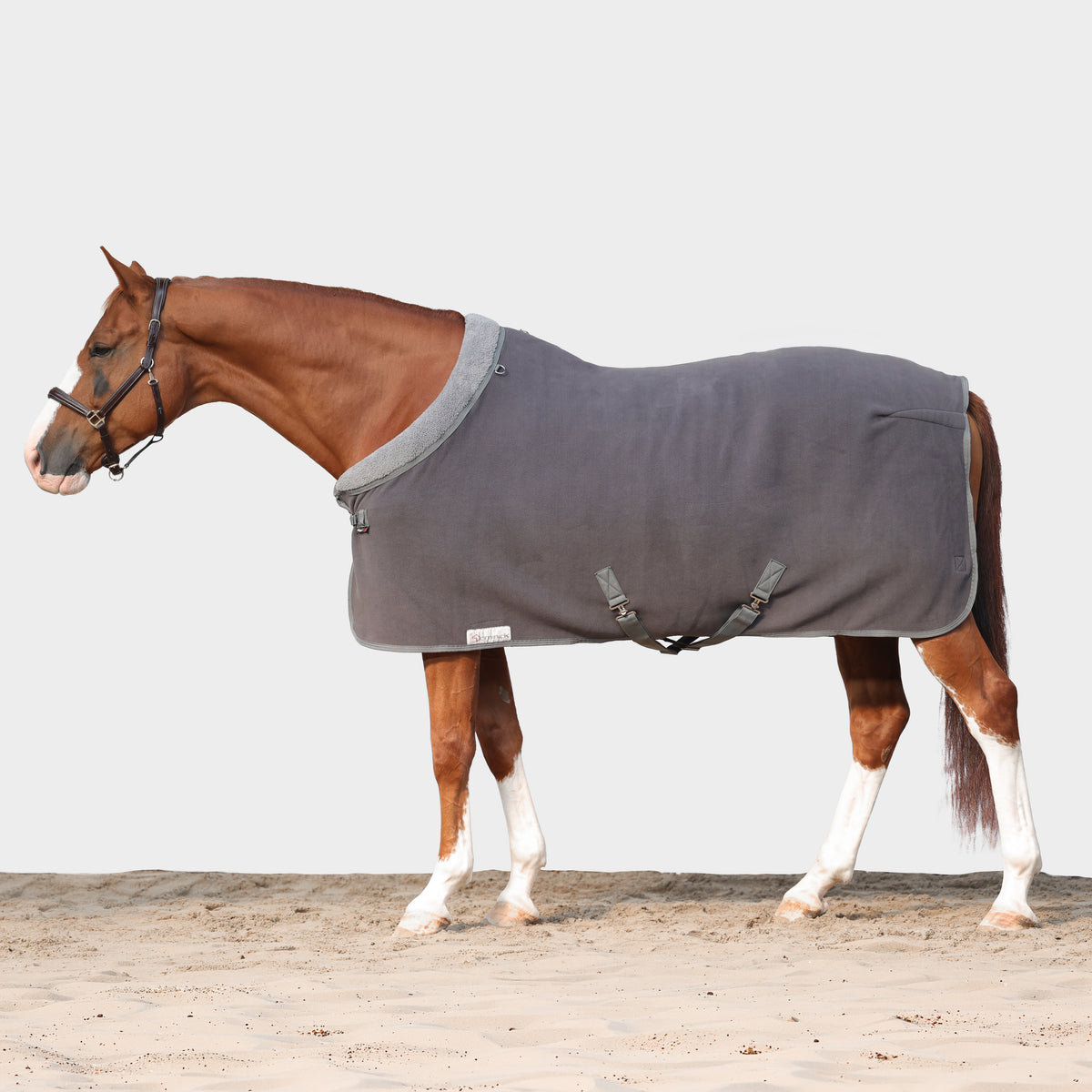 Dominick Cosy fleecedeken antraciet