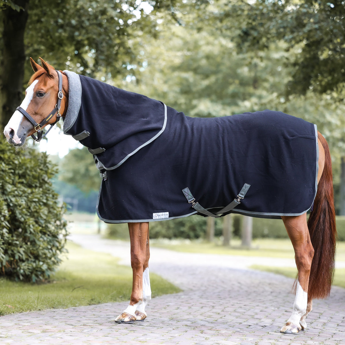 Dominick cosy fleecedeken zwart