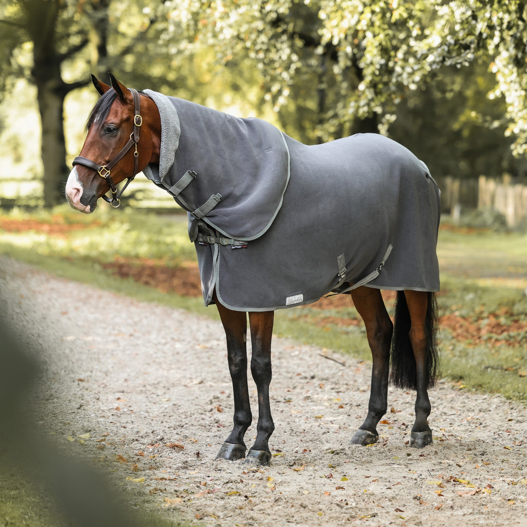 Dominick Cosy fleecedeken antraciet