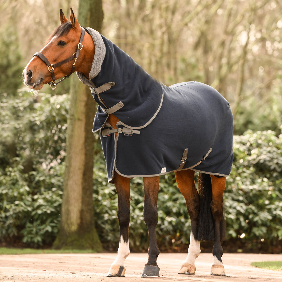 Dominick cosy fleecedeken navy